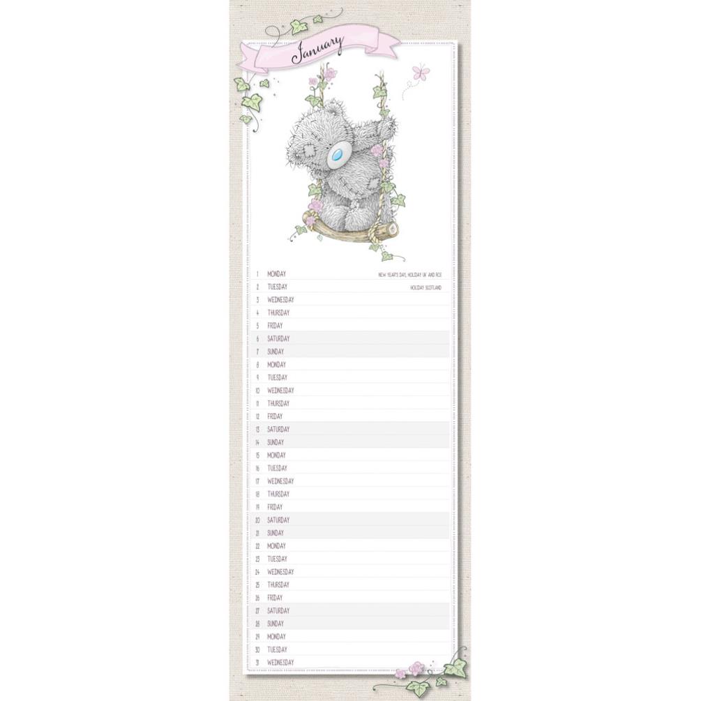 2018 Me to You Classic Slim Calendar Extra Image 2